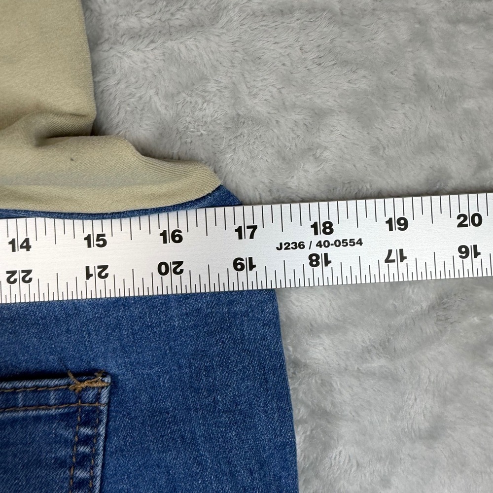 Bella Vida Maternity Skinny Jeans Medium Wash Full Belly Panel Size M RN112642 - Picture 5 of 10